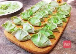 Illustration of how to make loofah and meat dumplings 17