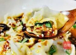 Illustration of how to make sour soup dumplings 7