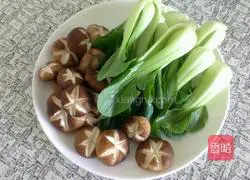 Illustration of how to make mushrooms and cabbage 1