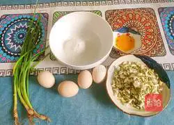 Sophora flower egg pancake recipe 2