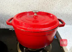 Illustration of tomato, corn, potato and pork ribs soup 11