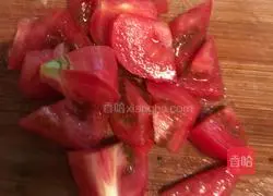 Tomato and egg Illustration of how to make soup 1