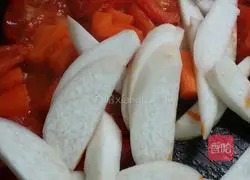 Illustration of vegetarian soup recipe 6