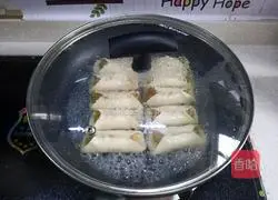 Fresh zucchini meat Illustration of how to make pot stickers 18