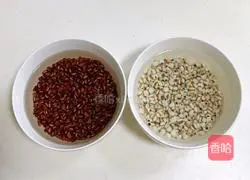 Illustration of how to make sweet fermented glutinous rice with red beans and barley 1