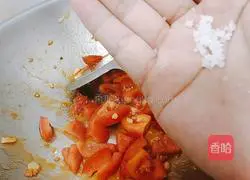 Illustration of how to make tomato and egg noodles 6