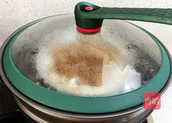 Illustration of steamed tofu with mustard mustard and minced meat 12