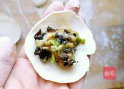 Illustration of making dumplings stuffed with zucchini and fungus 17 