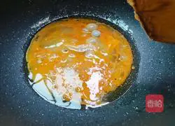 Illustration of how to make asparagus and scrambled eggs 9