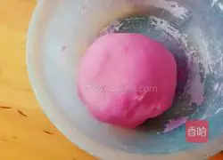 Illustration of how to make rose dumplings 1