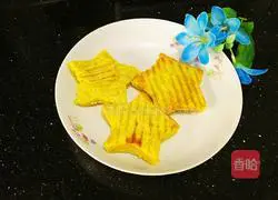 Illustration of how to make mango milk pancakes (star shape) 17