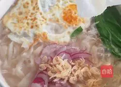 Illustration of hand-rolled radish noodles 10