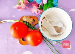 Illustration of how to make pig skin tomato soup 1