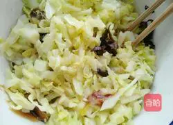 Wood fungus Illustration of how to make cabbage pancakes 11