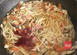 Illustration of how to make tomato pasta 9