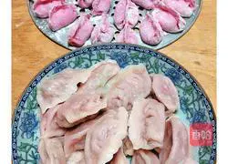 Shepherd's purse and pork dumplings - dragon fruit noodles recipe 9