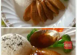 Illustration of how to make king oyster mushrooms with abalone juice 10