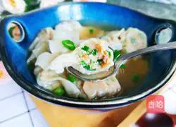 Shrimp shrimp Illustration of how to make wontons 14