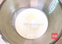 Illustration of how to make Matcha Mango Pancake 13