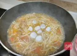 Enoki mushroom tomato soup recipe 13