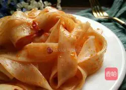 Illustration of how to make squid hot sauce noodles 9