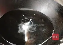 Illustration of how to make fried snow peas with pork belly 6