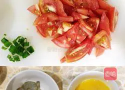 Illustration of how to make tomato and shrimp noodle soup 4