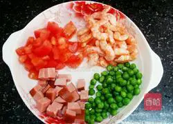 Shrimp Pasta Illustration of how to do it 5