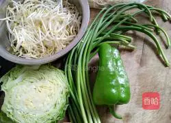 Illustration of how to make fried noodles 1