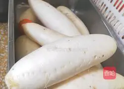 Illustration of how to make Tang-style sweet radish 1