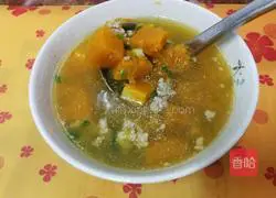 Illustration of how to make minced meat and pumpkin soup 9