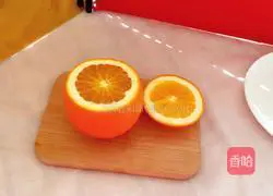 Illustration of how to make orange-flavored beauty soup 4