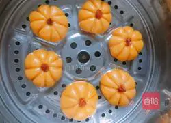 Q Pumpkin Illustration of how to make cakes 8