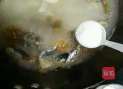 Preserved eggs and cucumbers Illustration of how to make soup 6