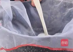 Illustration of how to make tofu brain 1