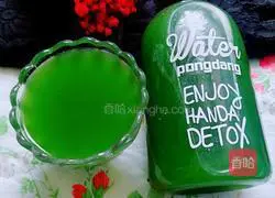 Illustration of how to make cucumber juice 4