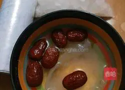 Illustration of how to make red dates and bird's nests 3