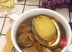 Illustration of how to make abalone and fig lean meat soup 6