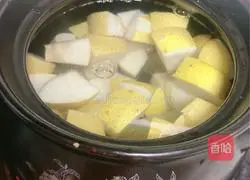 Illustration of how to make snow pear stewed with rock sugar 6