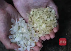 Illustration of how to make Osmanthus, Soap, Peach Gum and Tremella Soup 5