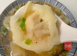 Illustration 5 of how to make shrimp wontons that are so delicious that there is no soup left