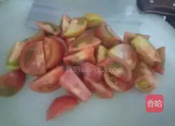 Illustration of how to make nutritious egg and tomato noodles 3