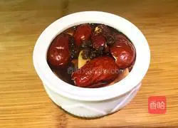 Shuanghong Buxue Soup (Sweet Potato Steamed Red Dates) Recipe Illustration 3