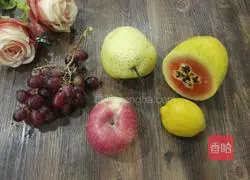 Lemon fruit sweet soup recipe 1