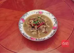 Illustration of how to make Dried Bamboo Shoot Soup (local famous dish) 10