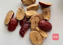 Illustration of how to make red date cereal rice paste 2