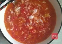 Illustration of how to make tomatoes and eggs (noodle soup) 7