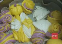 Illustration of how to make chrysanthemum steamed buns 17