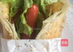 Illustration of how to make crispy hand cakes 23