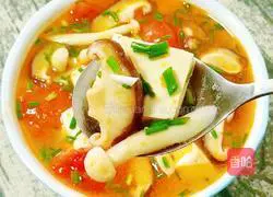 Tomato mushroom tofu soup recipe 17